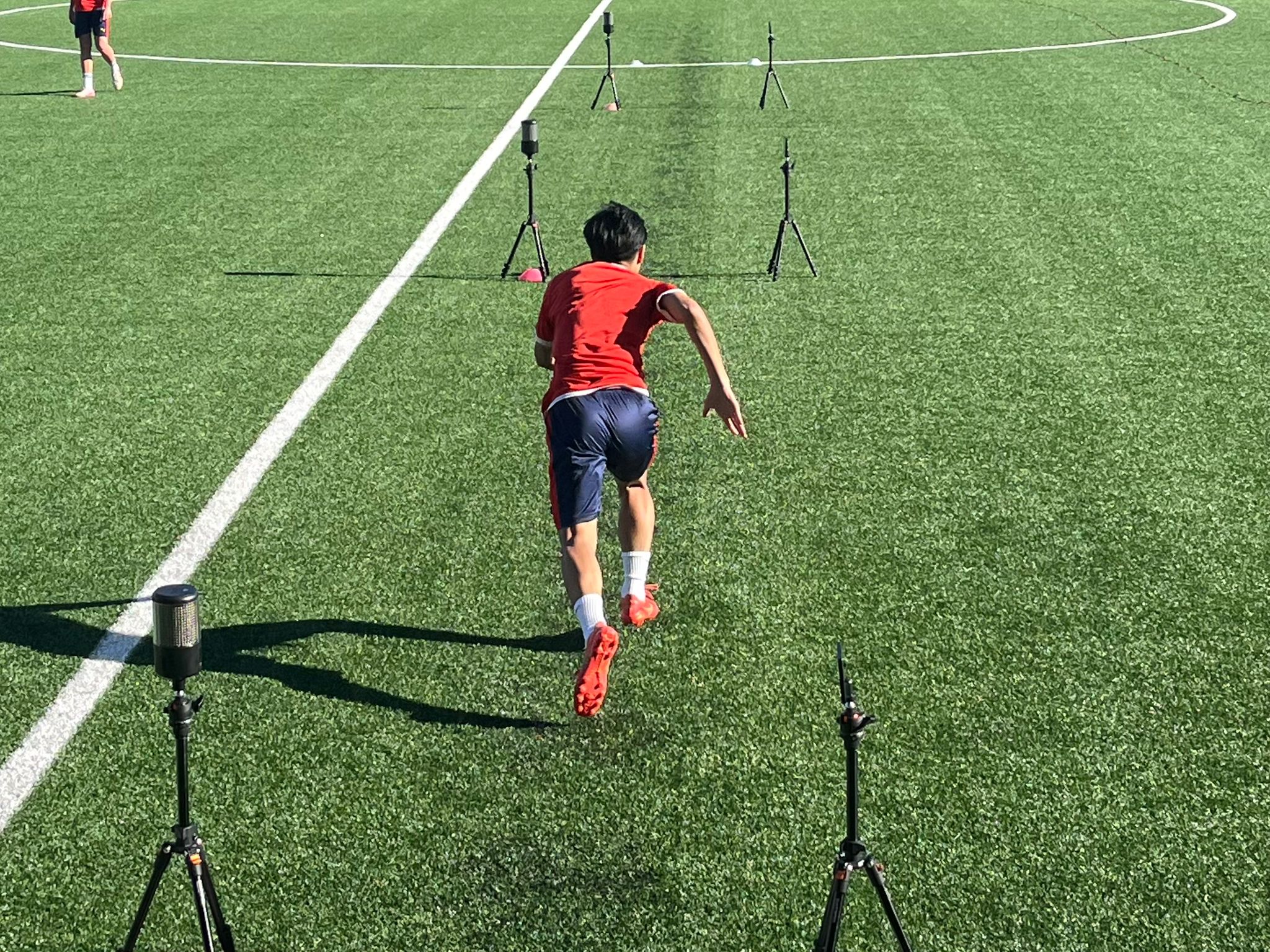Players are put through their paces during the testing